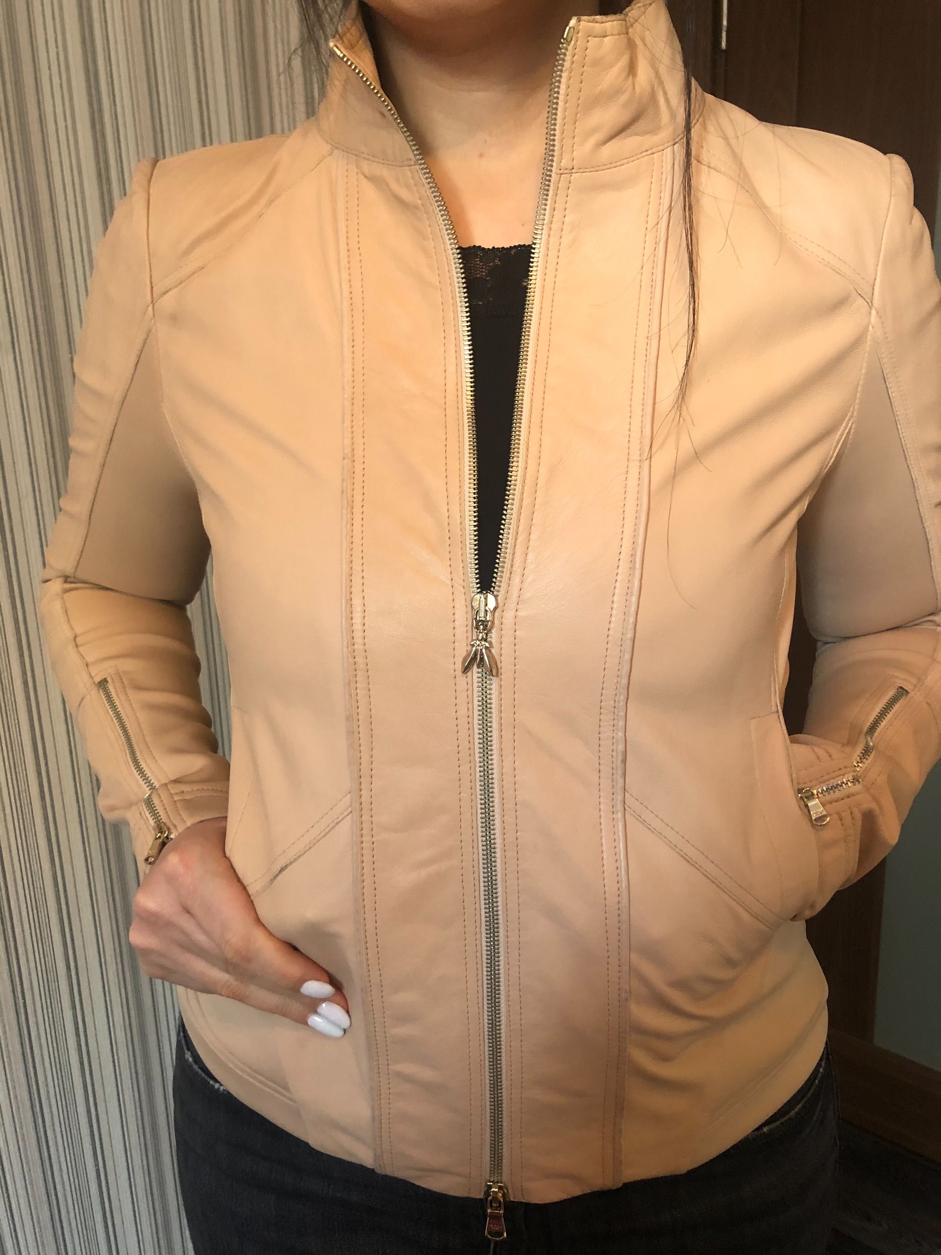 Patrizia Pepe leather jacket. Оригинал. Кожаная куртка.