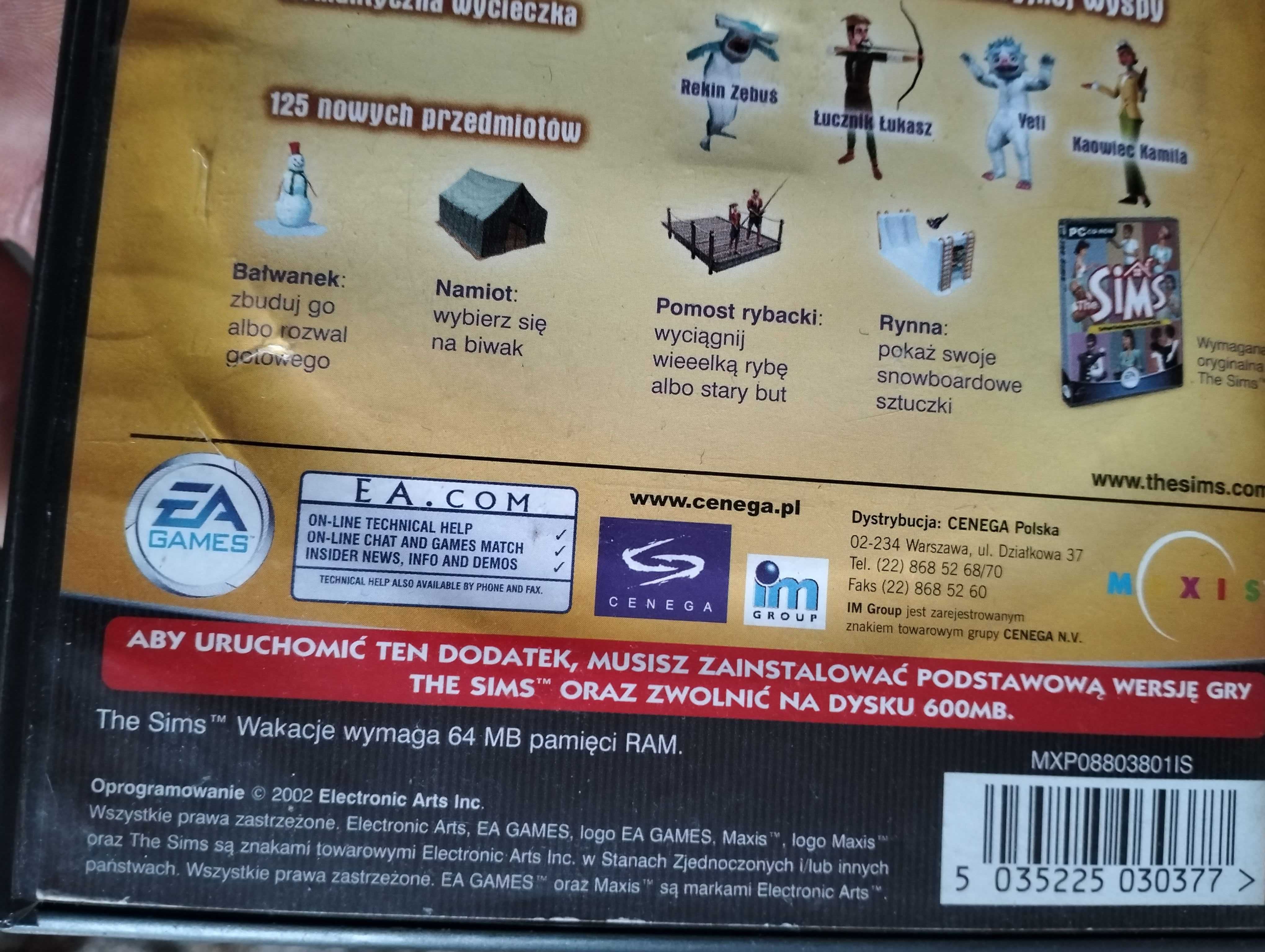 The Sims Wakacje dodatek, gra na PC, PL