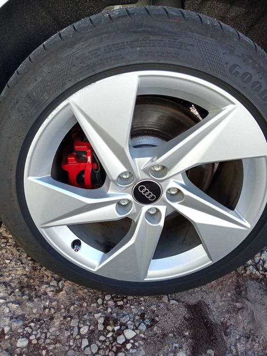 Jantes Audi SLine originais 17" + Pneus Goodyear f1