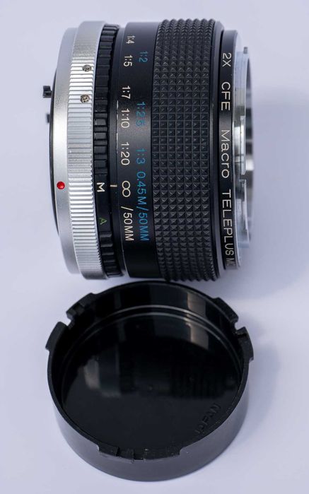 CANON FD TELEKONWERTER x2 z funkcją płynne macro do 1:1 - biały kruk !