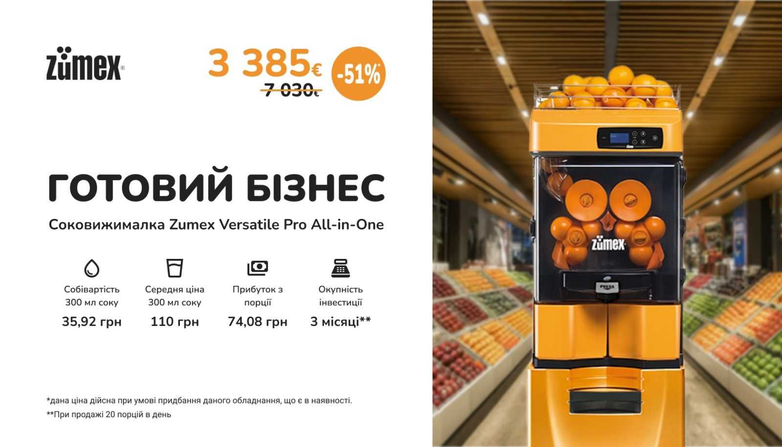 Автоматическая соковыжималка Zumex Versatile Pro All-in-One – новая