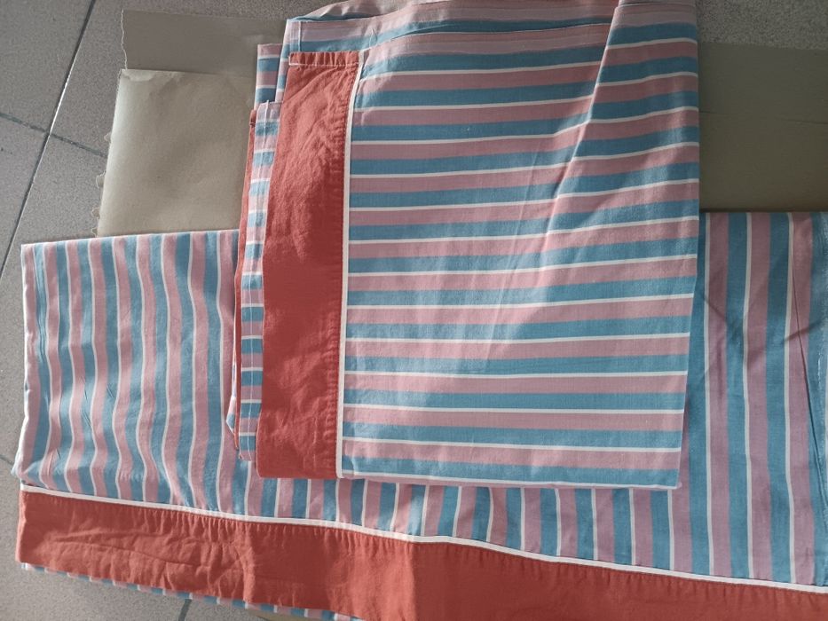 dois lençóis de cima de algodão para cama de solteiro.