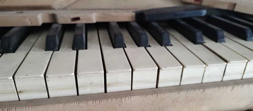 Клавіші від піаніно в фанерному корпусі