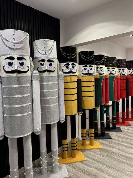 DZIADEK DO ORZECHÓW- figury świąteczne 190cm-dekoracja XXL PREMIUM