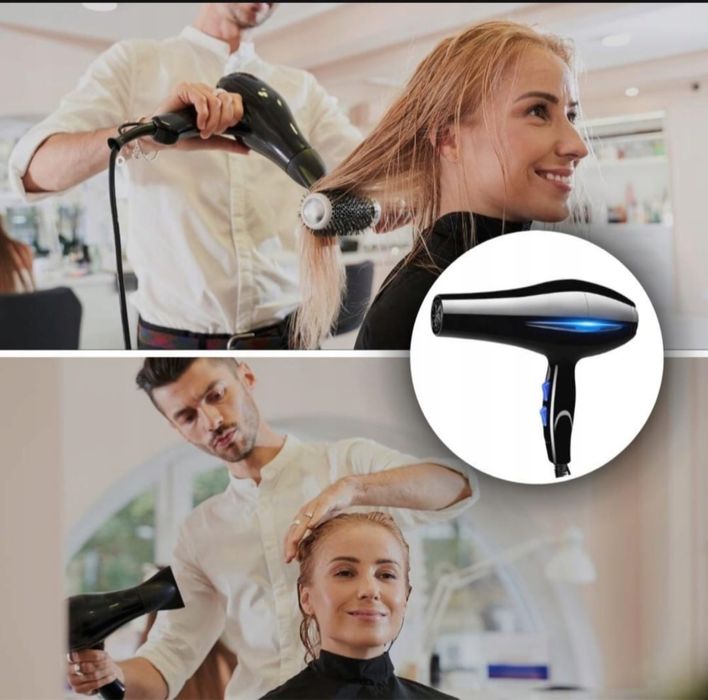 Suszarka z jonizacją do włosów dyfuzor mocna PRO 2w1 koncentrator