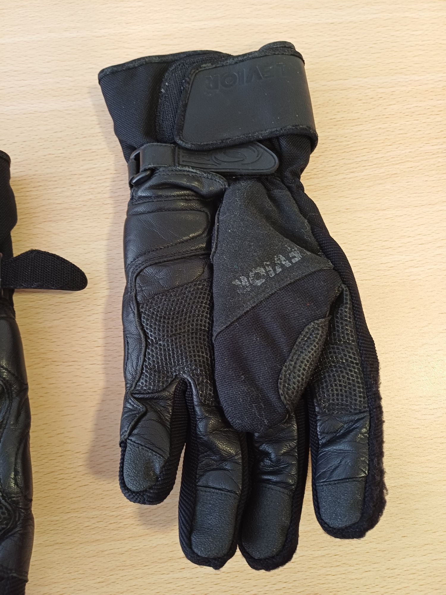 Luvas pretas para moto, tamanho L