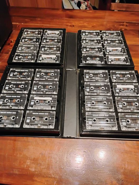 kurs jezyka angielskiego na kasetach magnetofonowych