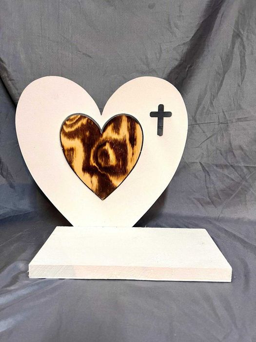 Podstawa drewniana  baza stroik   na grób  cmentarz