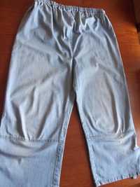 Spodnie rybaczki ciążowe jeans roz. M/L CIĄŻA