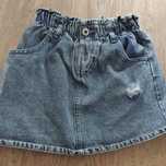 Spódniczka jeans 134