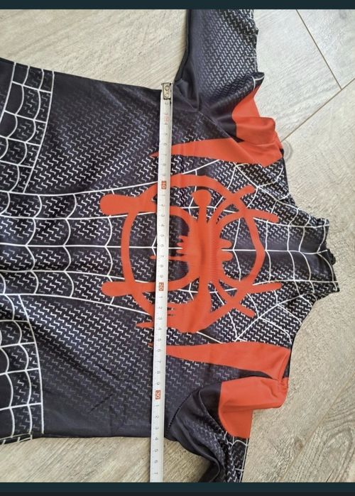 Rozm 122/128 (130) - Kostium Spider-Man - czarny/ czerwony