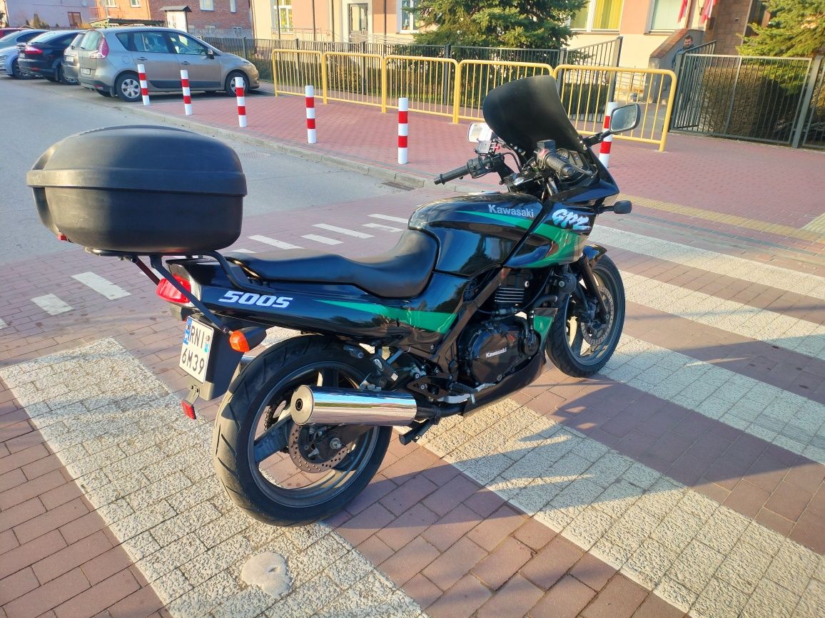 Kawasaki gpz 500  a2  ex cb  er5  gs kufer sakwy boczne