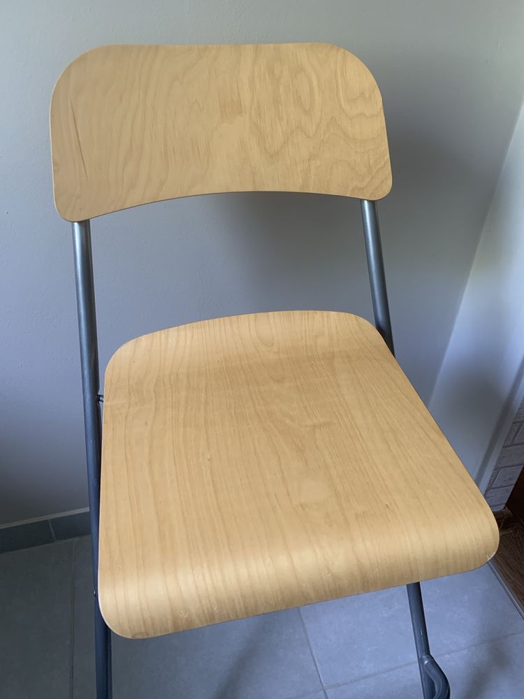 Wysokie krzesła składane Ikea