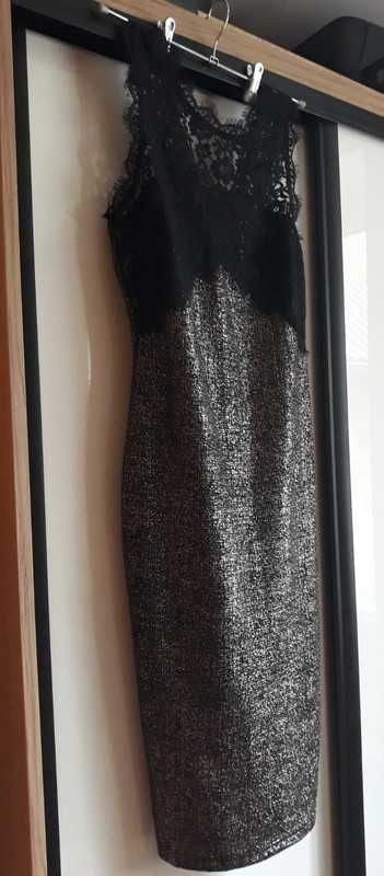 New look sukienka glamour midi L