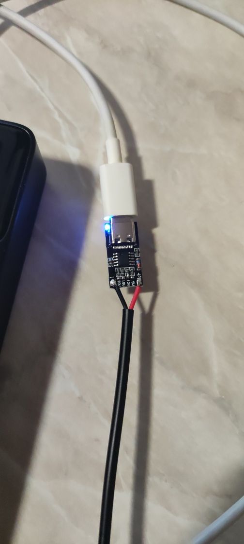 Кабель для роутера 12V, тригер USB type C для Павербанка