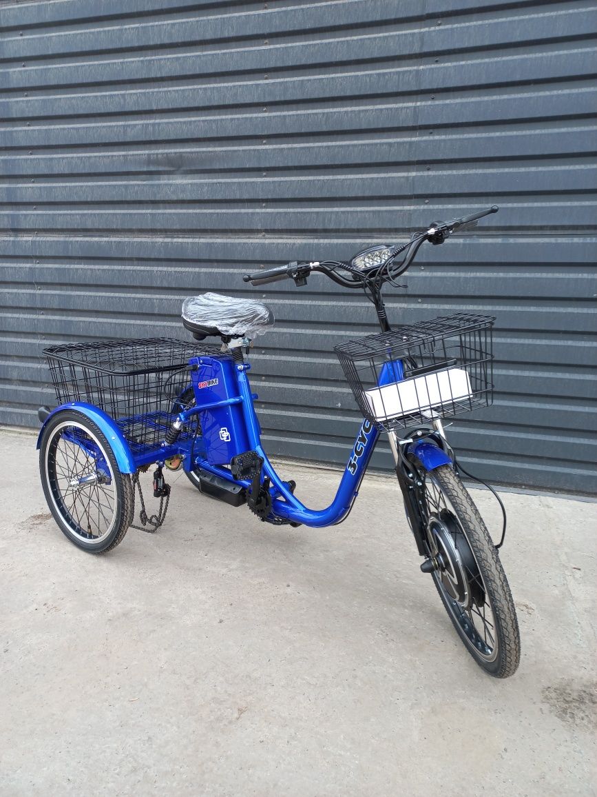 Електровелосипед трьохколісний 3-cycl
