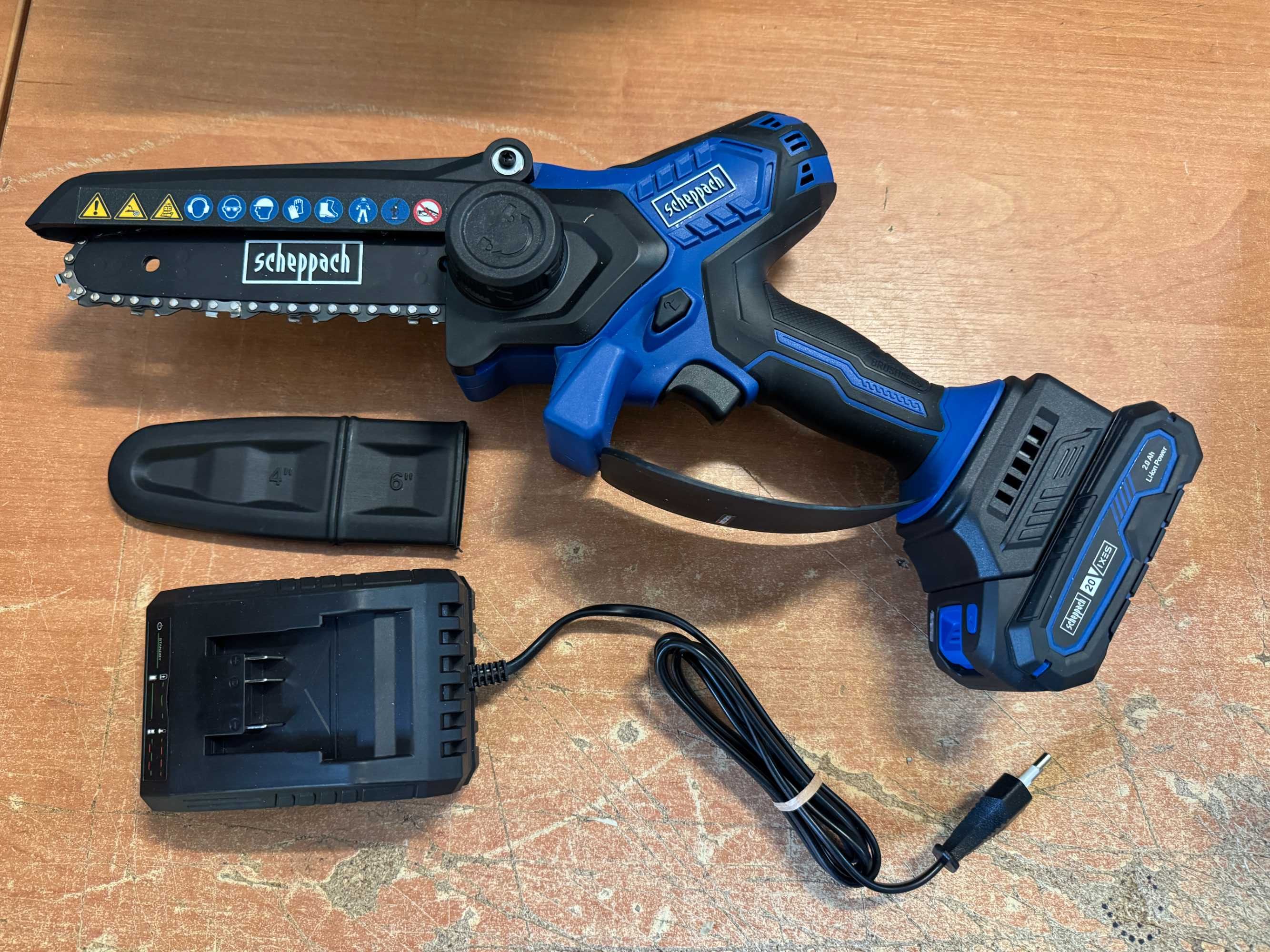Akumulatorowa Piła Scheppach BC-PS150-X 20V-IXES 1x2,0 Ah, aku + ład