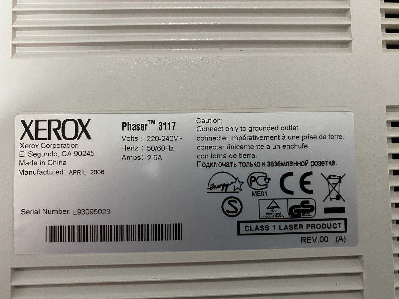 Принтер струйний Xerox Phaser 3117