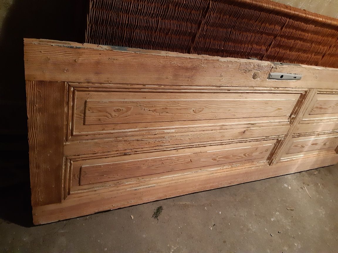 Drzwi drewniane 130 lat - Retro, rustykalne,