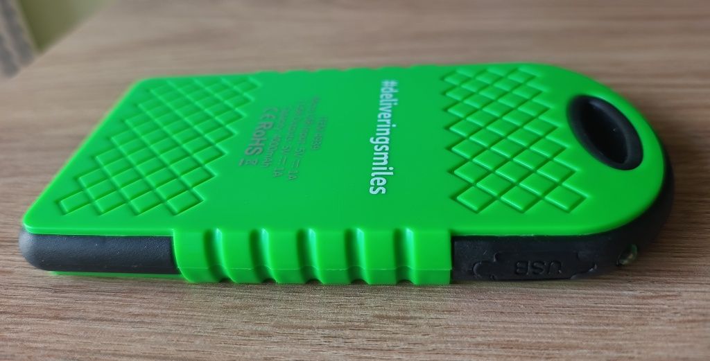 Powerbank solarny, 4000 mAh