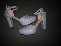 Блискучі жіночі туфлі для свята  Розмір 36