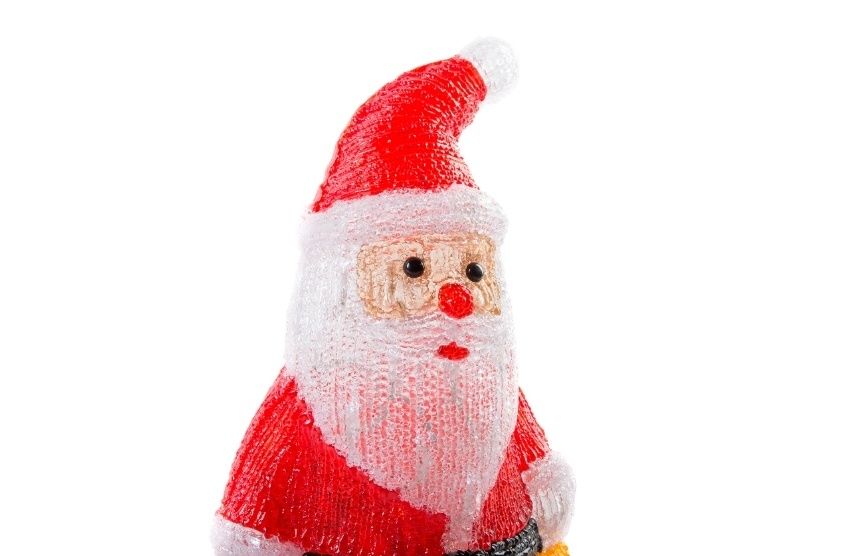 Ozdoba Świąteczna Akrylowy Mikołaj 60LED 50cm