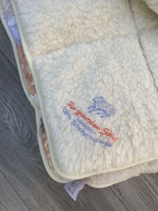 Ковдра зі 100% шерсті ягнят нова, тепле одіяло