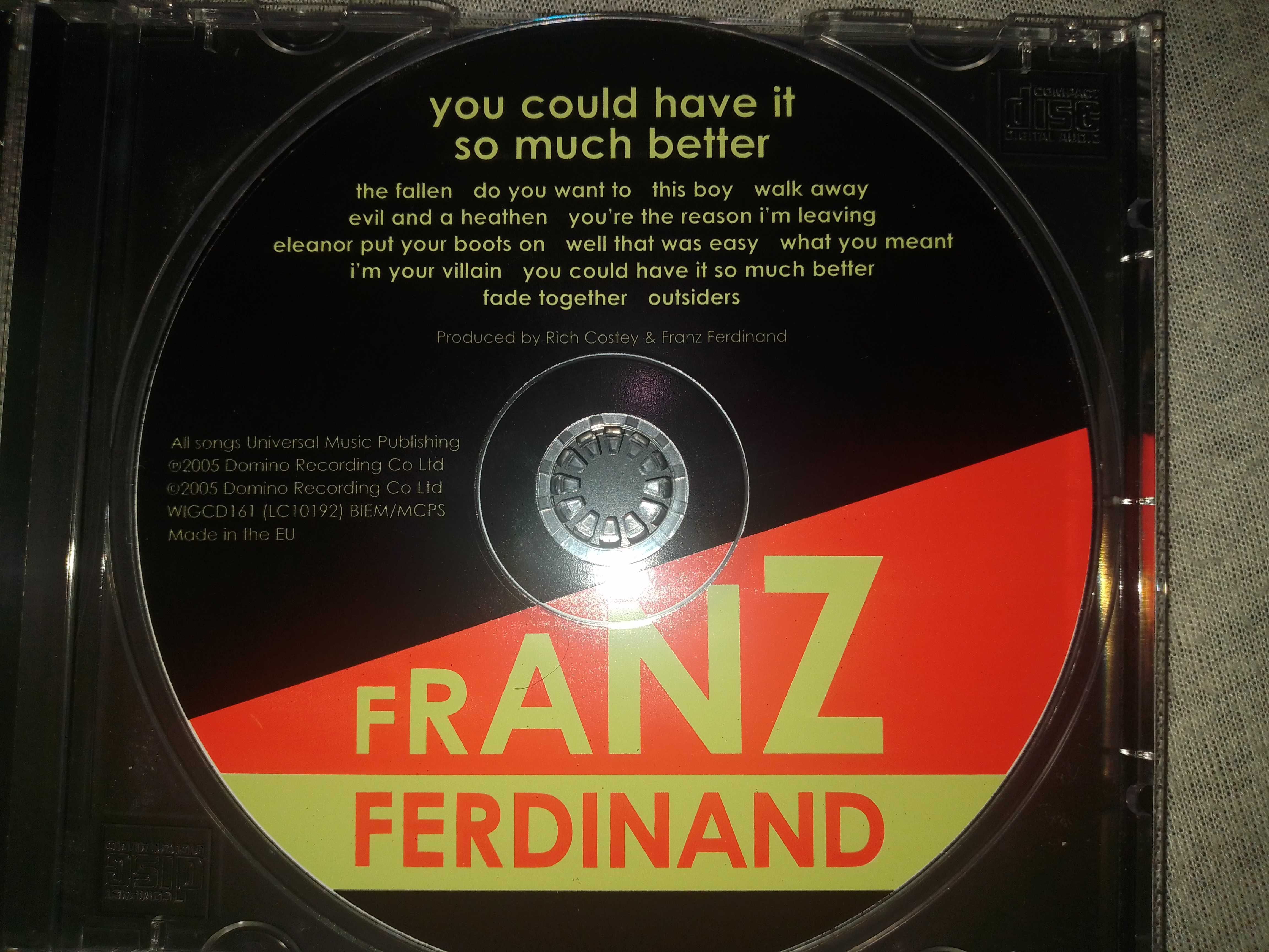 Franz Ferdinand "You Could Have It So Much Better" CD Made In The EU.