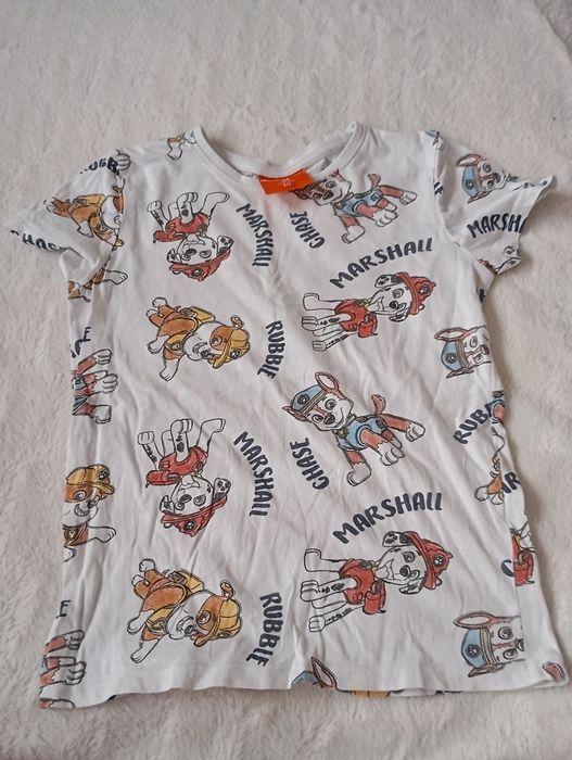 Koszulki bawełniane Psi Patrol 128/134