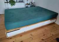Łóżko Mandal Ikea 140x200, 4 szuflady, materac GRATIS, dostawa