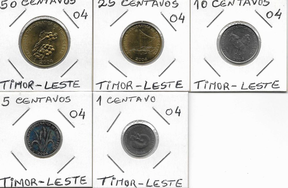 Timor-Leste, Coleção 5 Moedas