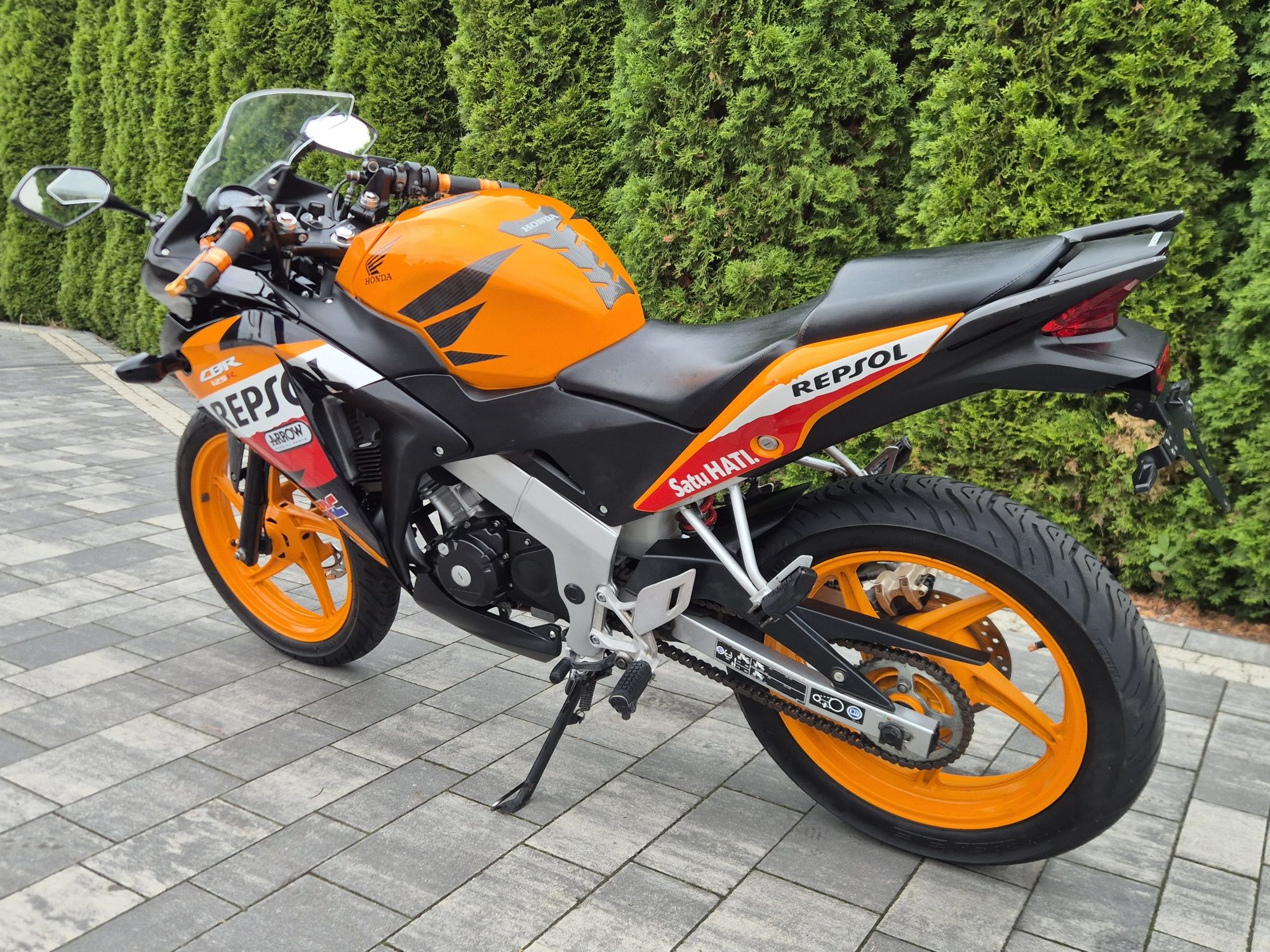Honda CBR 125 R  Sportowy Wydech Kat B a1