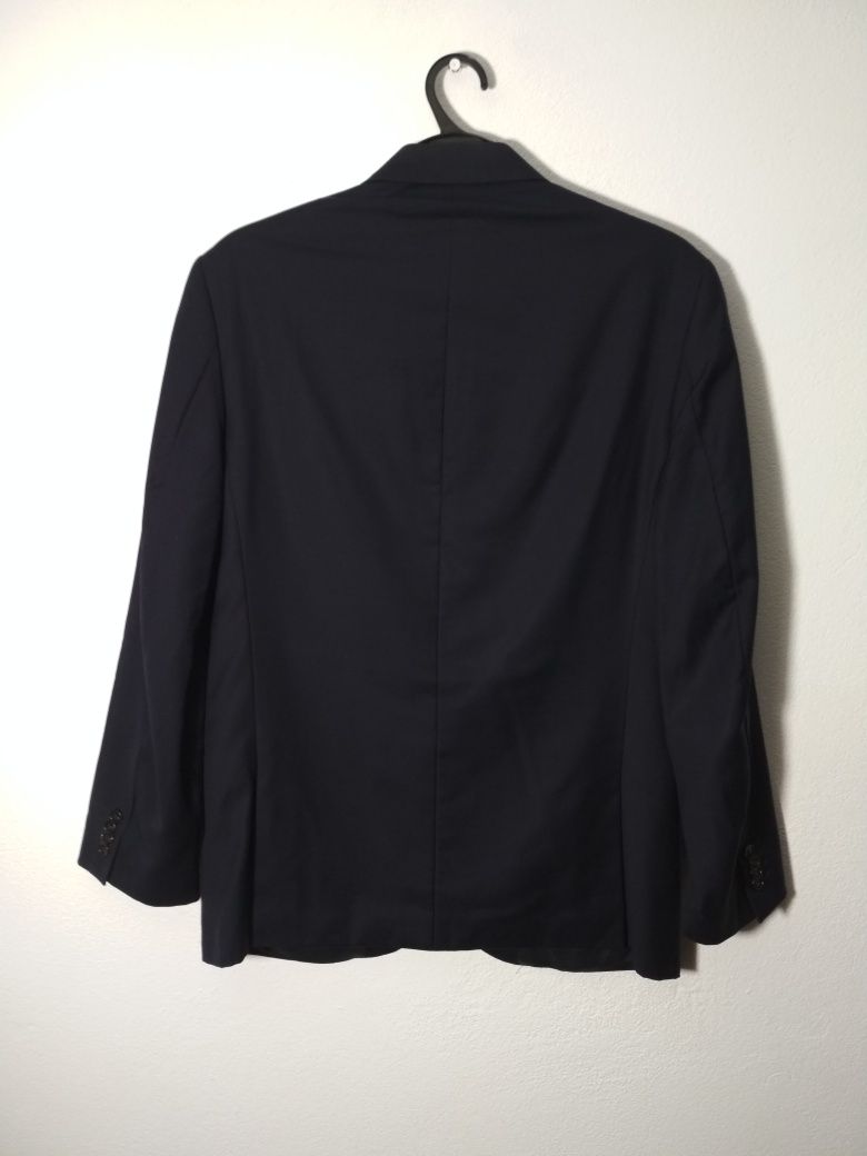 Vintage Ralph Lauren casual klasyczna granatowa marynarka L