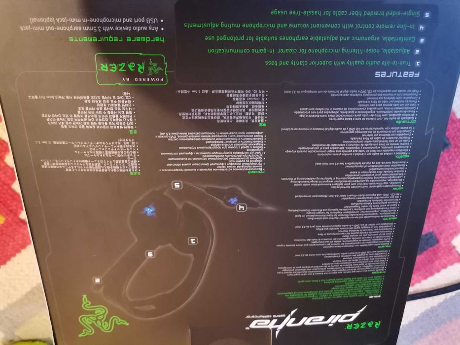 Auscultadores Razer Piranha