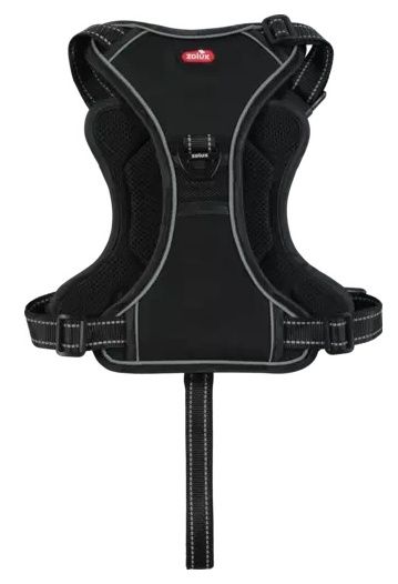 Szelki dla psa z wbudowaną smyczą automatyczną Zolux Easyride M czarne