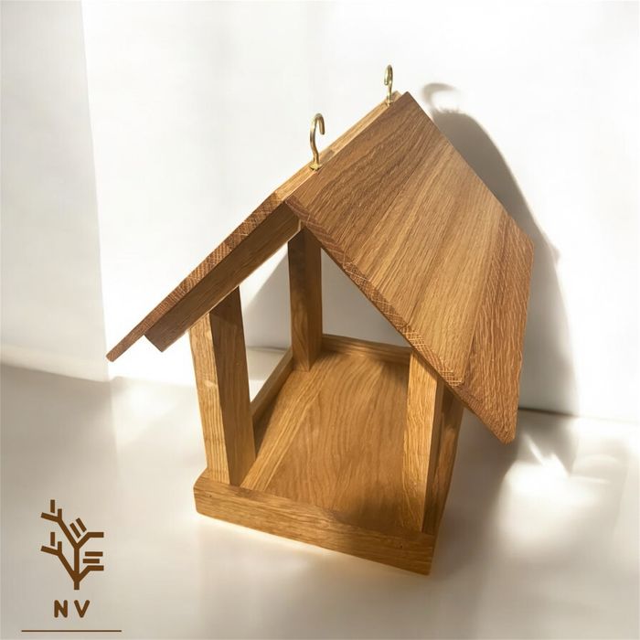 Годівничка для птахів деревʼяна (Дуб)