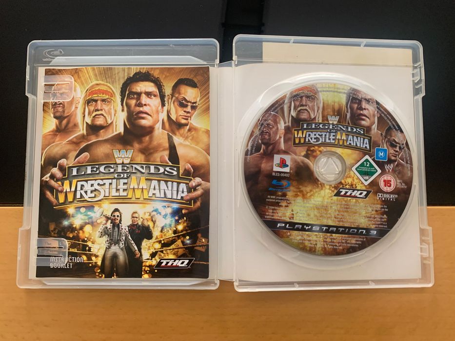 Jogos Ps3 - Guitar Hero, Wrestlemania, Lego LOTR e Pes 2019