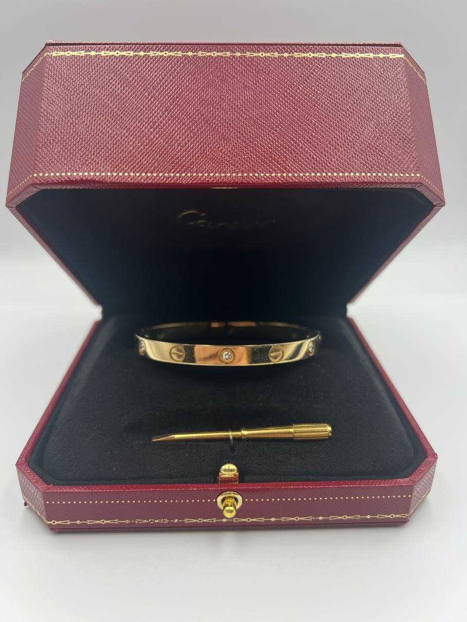 Zota bransoletka 14k z brylantami 30.70g