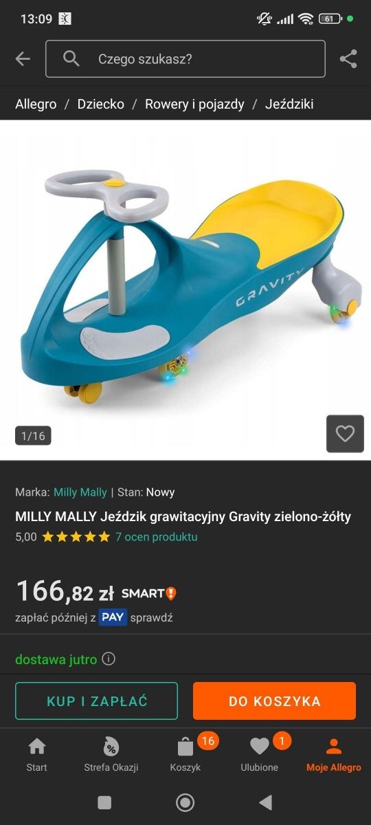 Nowy jeździk grawitacyjny