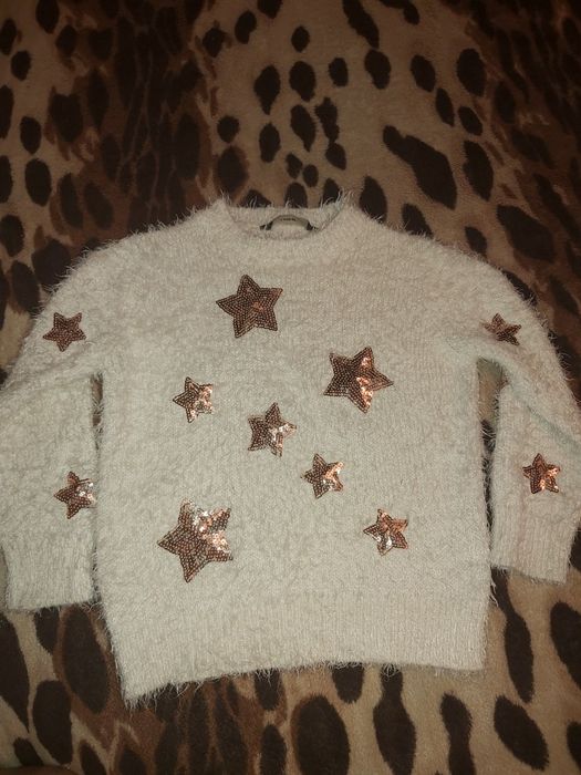 Кофта-белая,травка