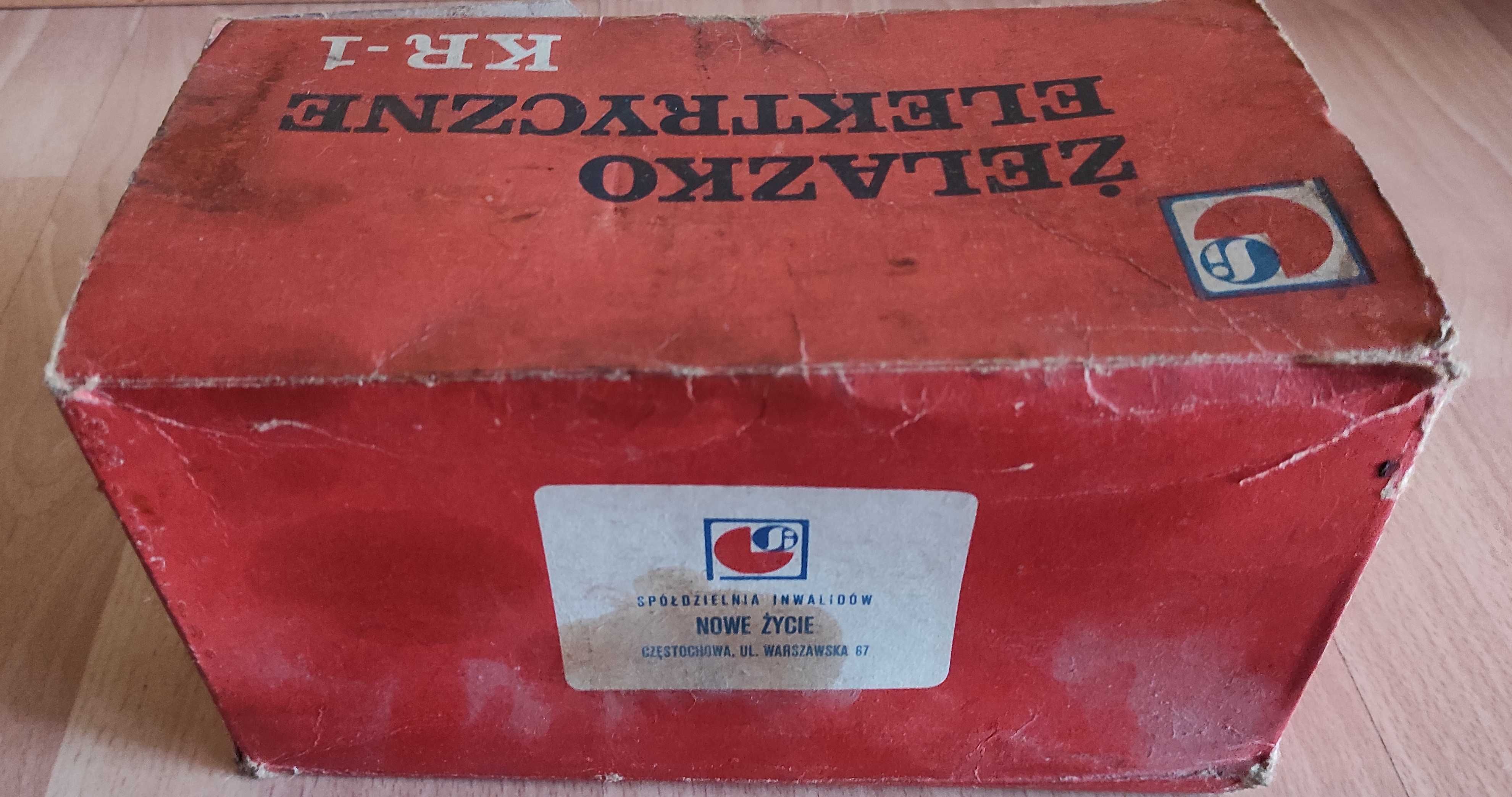 Żelazko PRL Nowy Życie typ KR-1