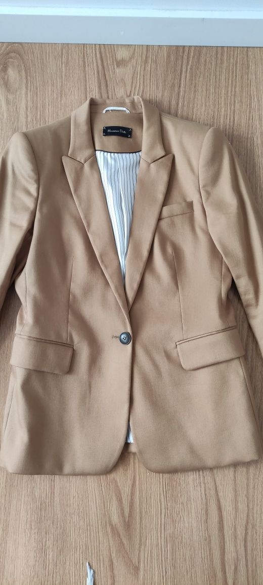 Blazer Massimo Dutti - Camel