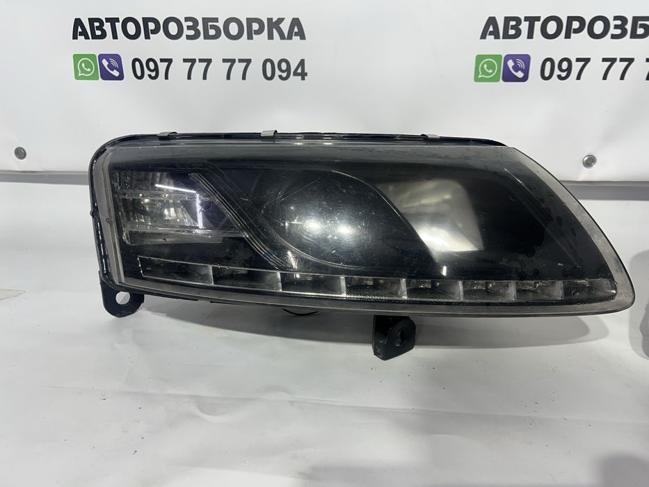 Передние фары тюнинг SONAR LED оптика Audi A6 C6 права ліва фара Ауди