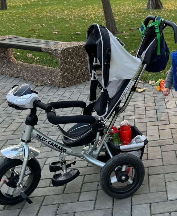 Велосипед детский с родительской ручкой