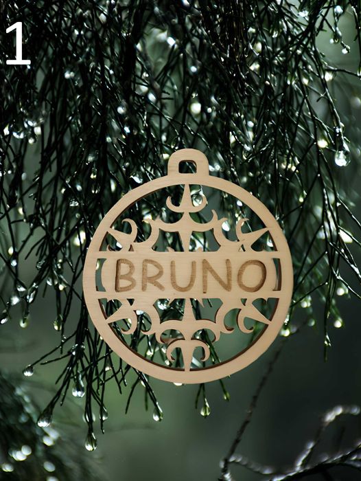 Bolas de Natal com nome personalizável, entrega na hora