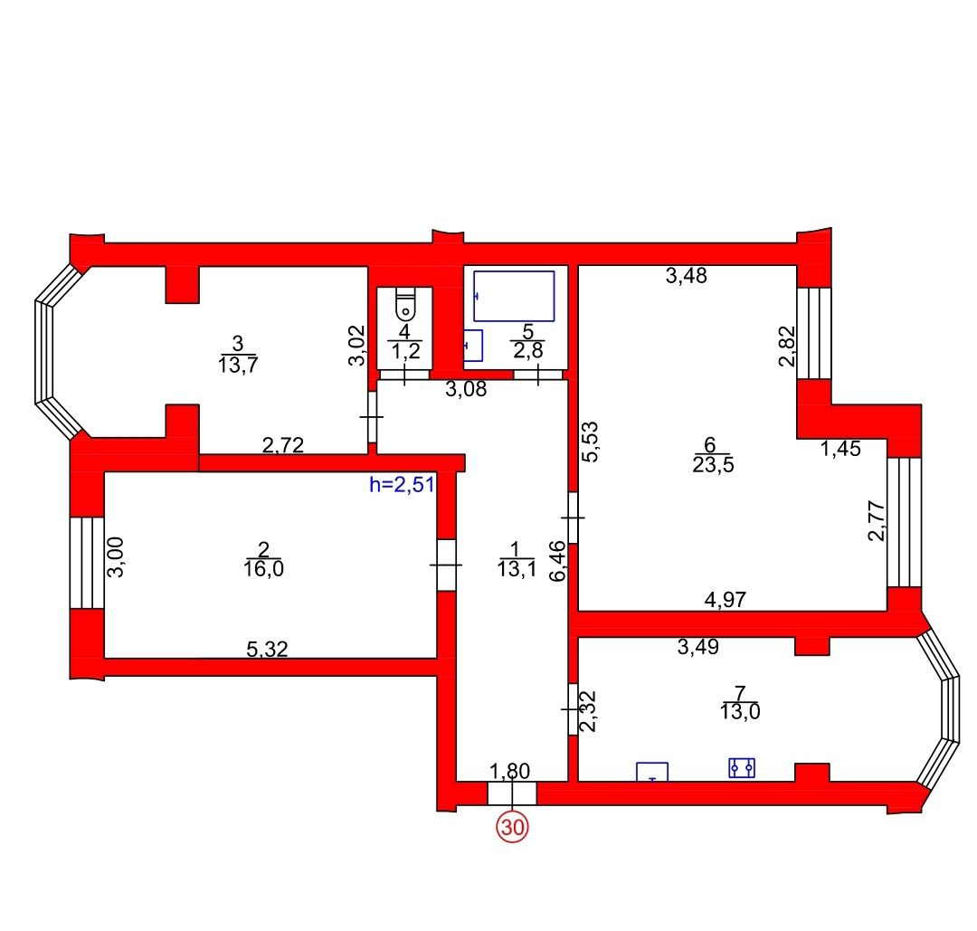 Продаж 3 кімнатної квартири, за Там Тамом, по вул.Липинського2.