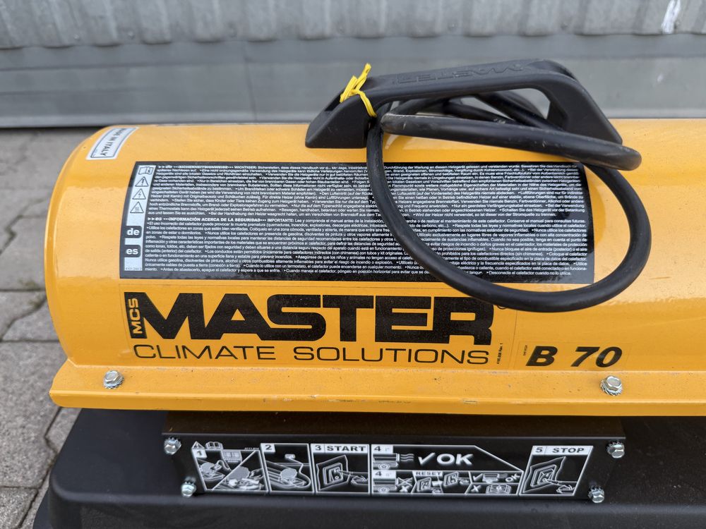 Nowa nagrzewnica Master B70ced