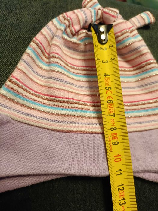 Czapka i chusta apaszka dla niemowlaka 62