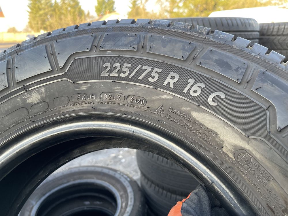 4xMichelin 225 75r16c., 2020 6mm