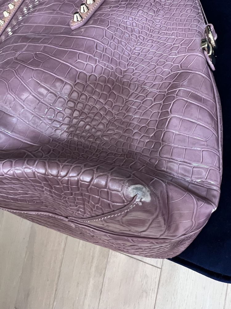 Torebka Trussardi Jeans, kolor  pudrowy róż,